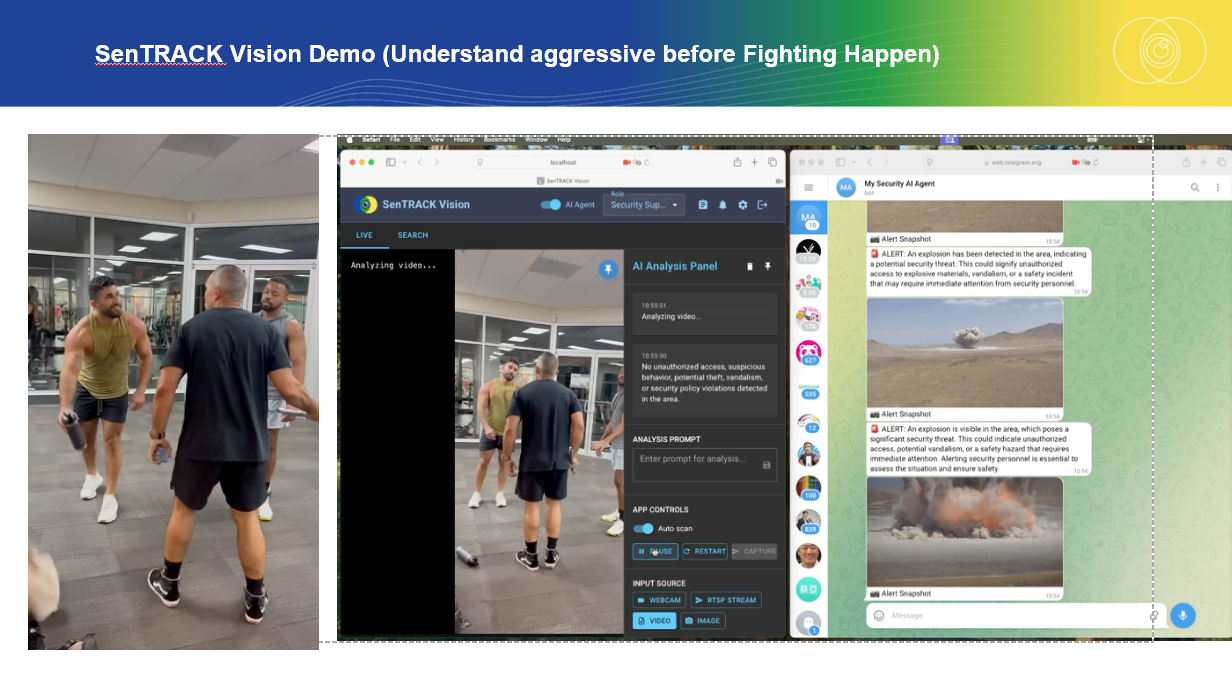 Sentrack vision demo